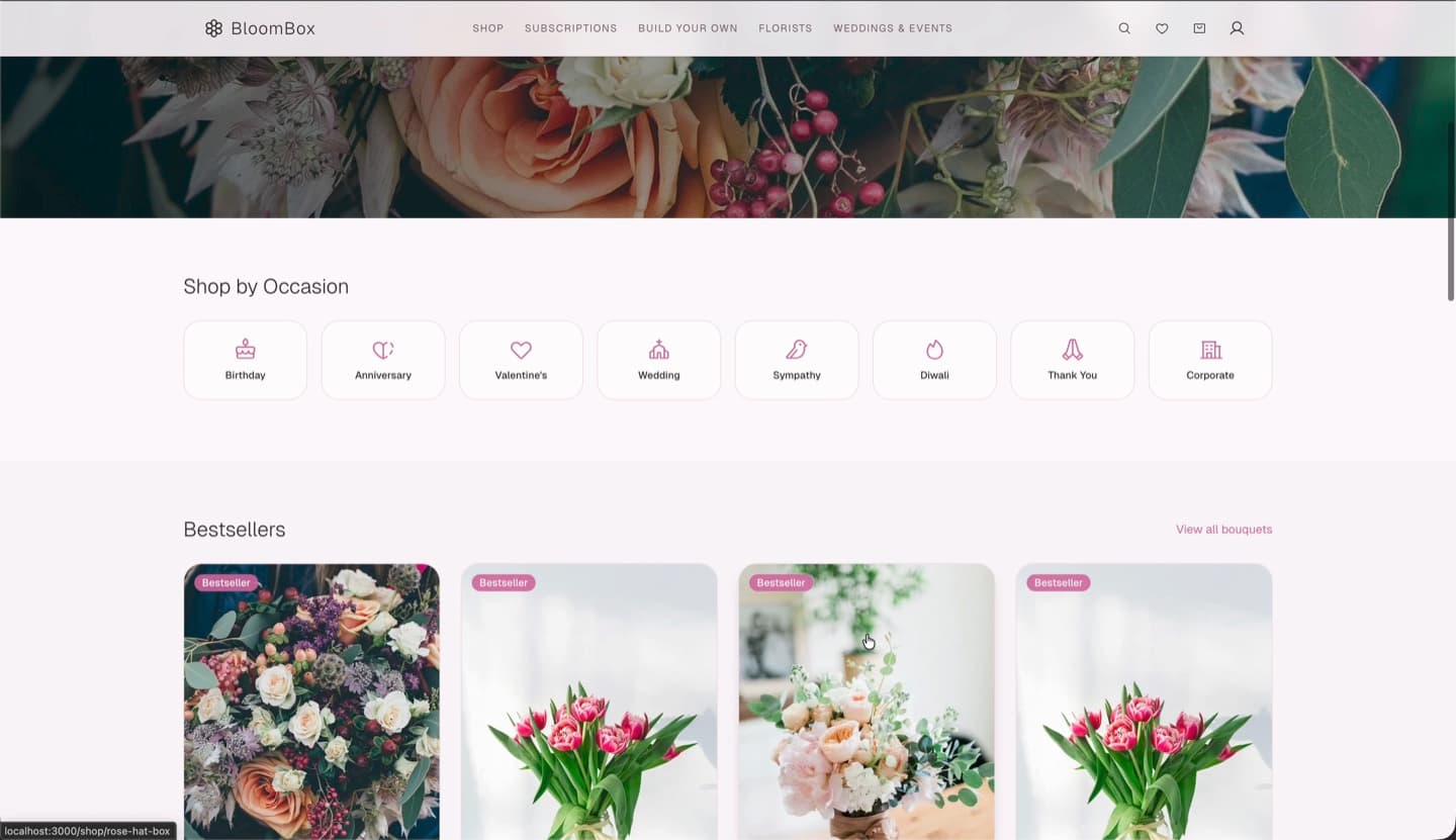 BloomBox — product screenshot