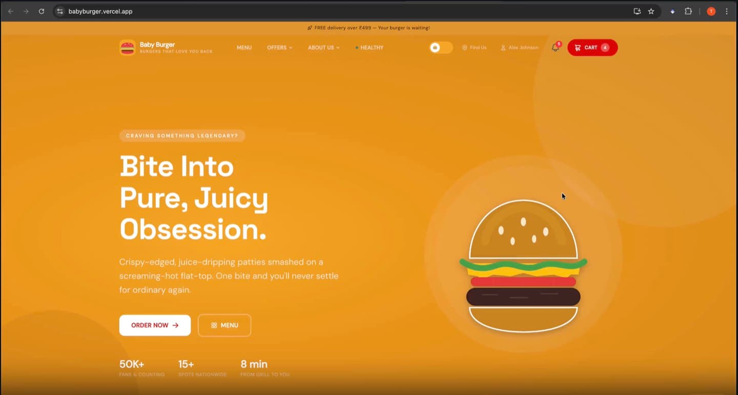 Burger Empire — product screenshot
