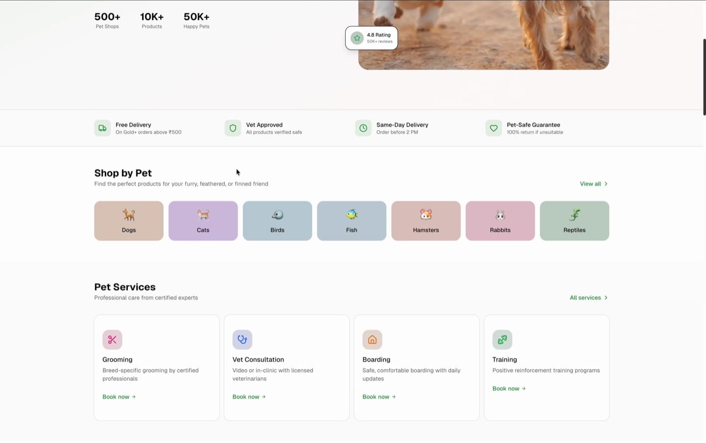PawPalace — product screenshot
