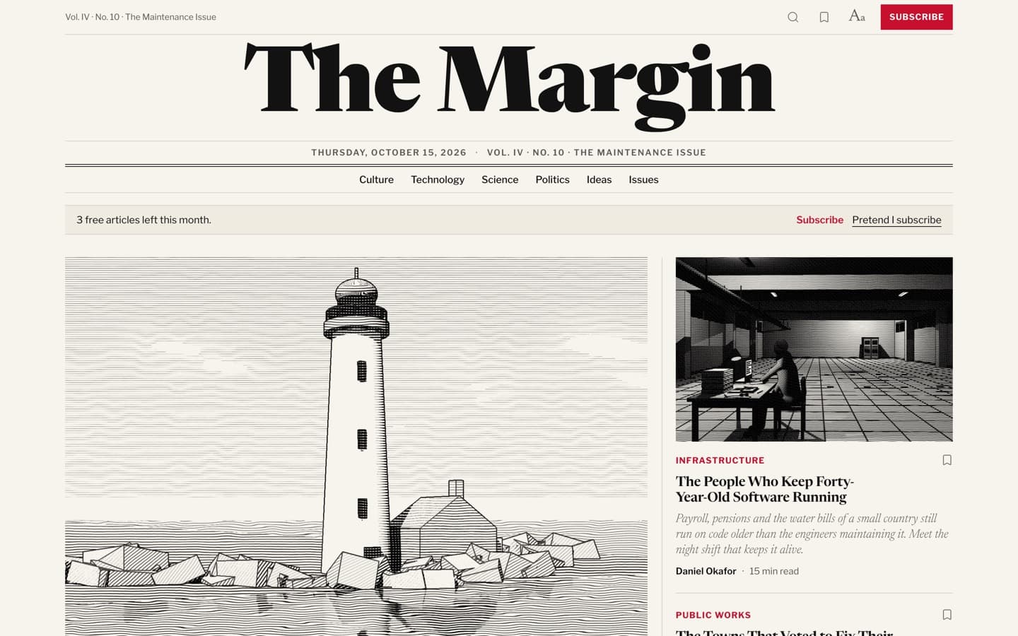 The Margin — product screenshot